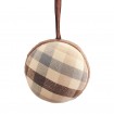 CHECKERED CHRISTMAS BAUBLE